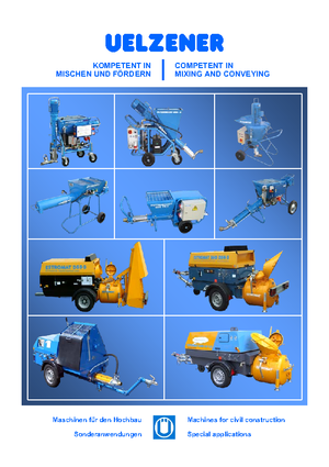 Pompes  mélangeuses à mortier Uelzener S 48 easy