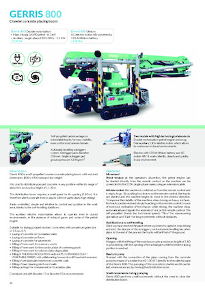 Machines de pulvérisation et de transport de mortier Imer Gerris 800