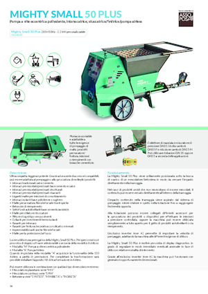 Machines de pulvérisation et de transport de mortier Imer Mighty Small 50 Plus