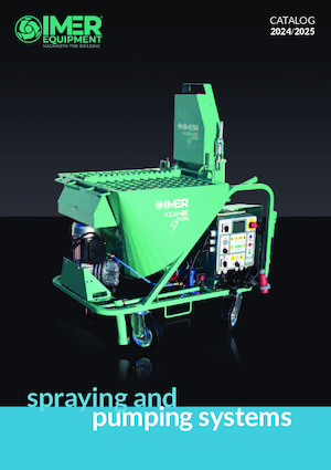 Machines de pulvérisation et de transport de mortier Imer Small 50 Evo