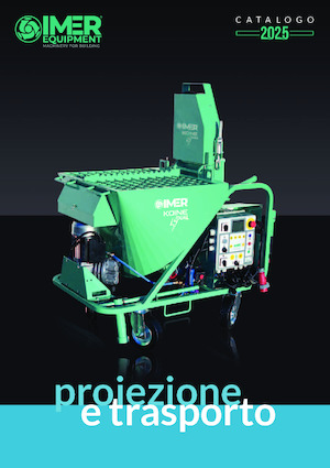 Machines de pulvérisation et de transport de mortier Imer Small 50 Evo