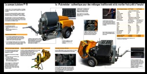 Pompes à béton fixes Putzmeister P 13 EMR KA 230