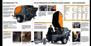 Pompes à béton fixes Putzmeister P 715 TD