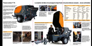 Pompes à béton fixes Putzmeister P 715 TD