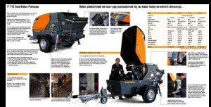 Pompes à béton fixes Putzmeister P 715 TD