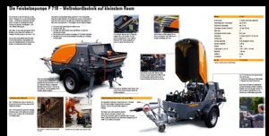 Pompes à béton fixes Putzmeister P 718 TD