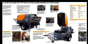 Pompes à béton fixes Putzmeister P 718 TD