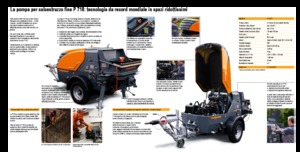 Pompes à béton fixes Putzmeister P 718 TD