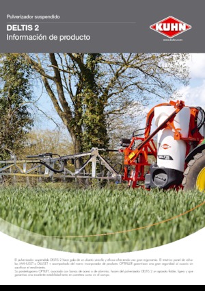 Pulvérisateurs portés Kuhn Deltis 2