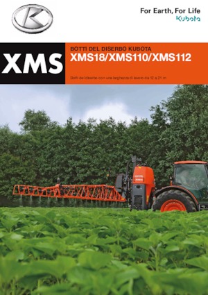 Pulvérisateurs portés Kubota XMS108