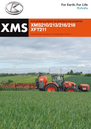Pulvérisateurs portés Kubota XMS213