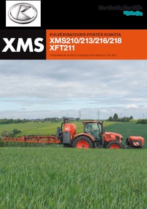 Pulvérisateurs portés Kubota XMS213