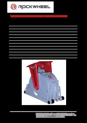 Têtes de fraisage montables (hydr.) Rockwheel by ROCK.ZONE RR 300