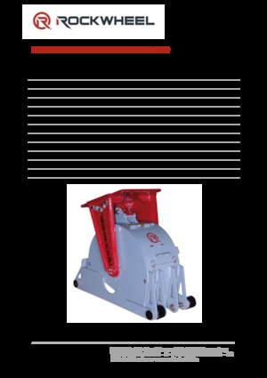 Têtes de fraisage montables (hydr.) Rockwheel by ROCK.ZONE RR 300