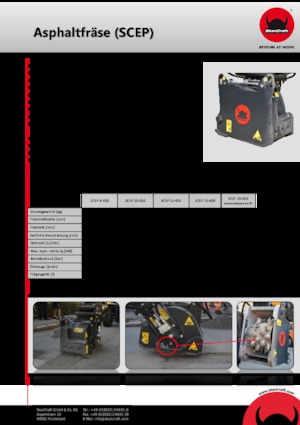 Têtes de fraisage montables (hydr.) SkanCraft SCEP15-450