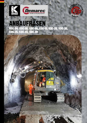 Têtes de fraisage montables (hydr.) Demarec KDC-35