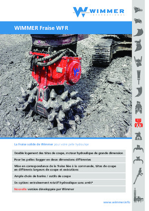 Têtes de fraisage montables (hydr.) WIMMER WFR 150