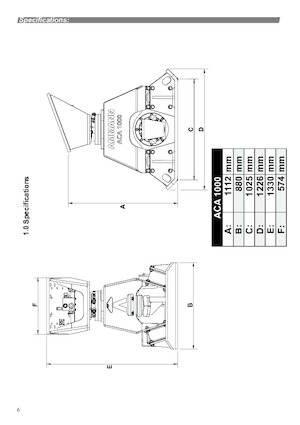 Plaques vibrantes montables Ammann ACA 1000