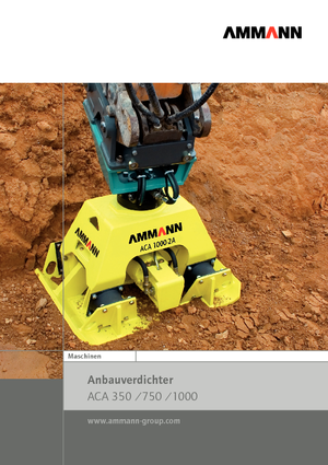 Plaques vibrantes montables Ammann ACA 1000