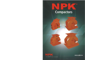 Plaques vibrantes montables NPK C-6C