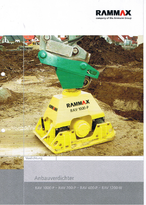 Plaques vibrantes montables Rammax RAV 400 P