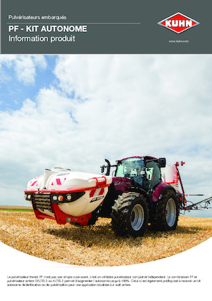 Pulvérisateurs portés Kuhn PF Select