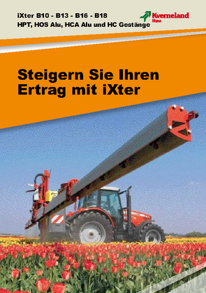 Pulvérisateurs portés Kverneland iXter B13