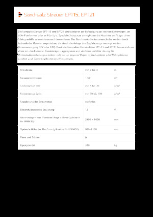 Sableuses sur camion Pronar EPT 21