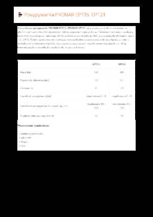 Sableuses sur camion Pronar EPT 21
