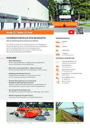 Balayeuses avant corps Bema 25/2300