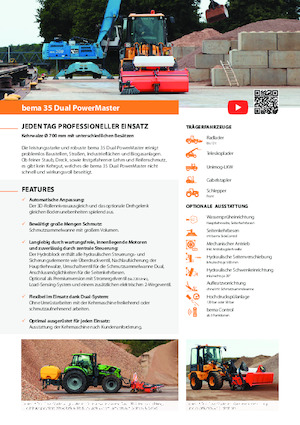 Balayeuses avant corps Bema 35 Dual 2050