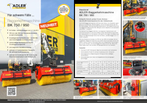 Balayeuses avant corps Adler BK 950-240