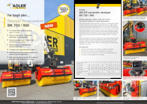 Balayeuses avant corps Adler BK 950-240