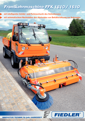 Balayeuses avant corps Fiedler FFK 1610