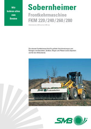 Balayeuses avant corps Sobernheimer FKM 240