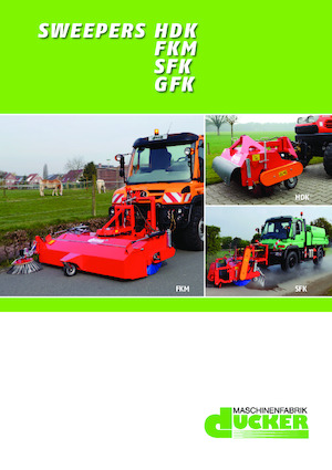 Balayeuses avant corps Dücker HDK 1800