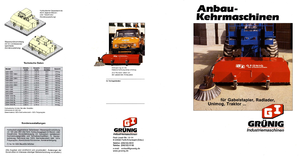 Balayeuses avant corps Grünig GSO 2000