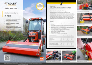 Balayeuses avant corps Adler K 450-120