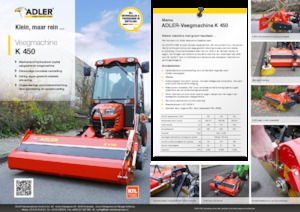 Balayeuses avant corps Adler K 450-120