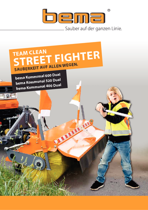 Balayeuses avant corps Bema Kommunal 520 Dual 1250