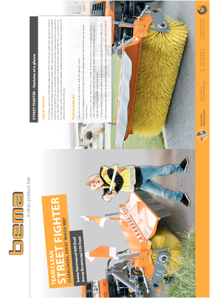 Balayeuses avant corps Bema Kommunal 600 Dual 2050