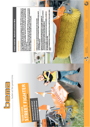 Balayeuses avant corps Bema Kommunal 600 Dual 2050