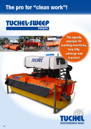 Balayeuses avant corps Tuchel Profi 260 Ø 600