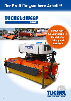 Balayeuses avant corps Tuchel Profi 260 Ø 600