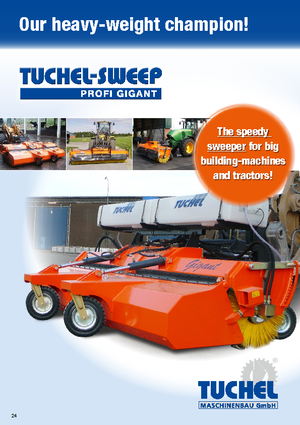 Balayeuses avant corps Tuchel Profi Gigant