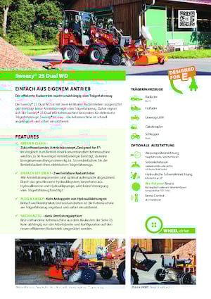 Balayeuses avant corps Bema Sweezy 25 Dual WD