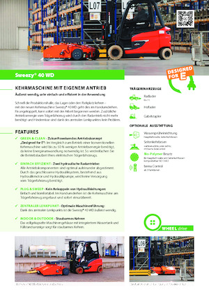 Balayeuses avant corps Bema Sweezy 40 WD