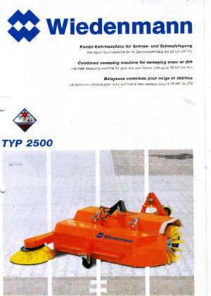 Balayeuses avant corps Wiedenmann 2500