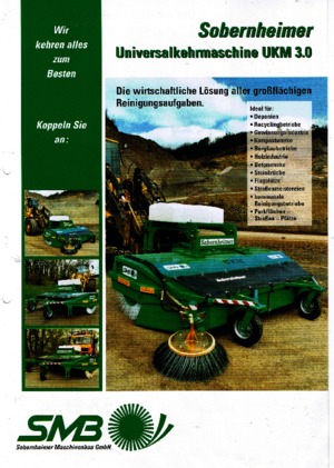 Balayeuses avant corps Sobernheimer UKM 3.0