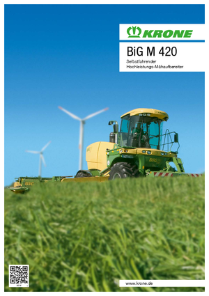 Faucheuses automotrices Krone Big M 420 CV